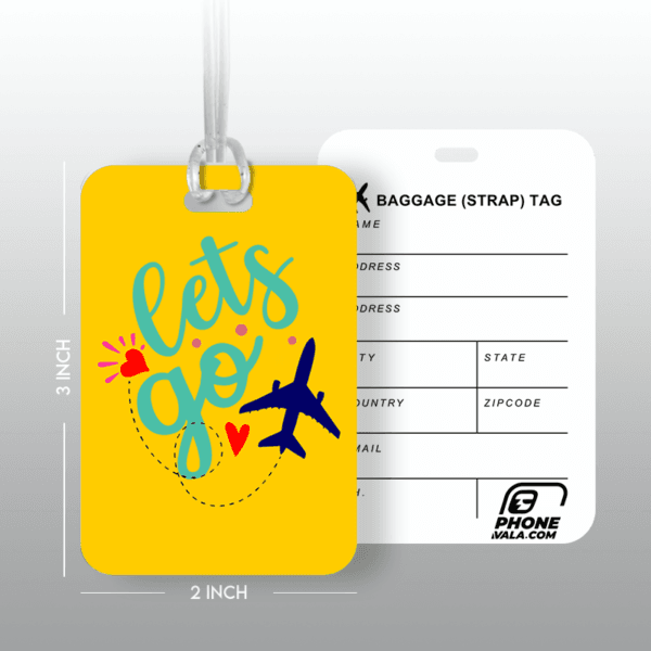 LET'S GO - Travel Tag