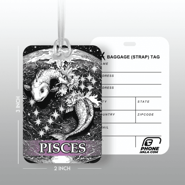 PISCES -Travel Tag