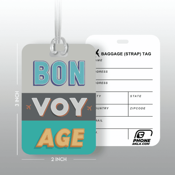 BON VOYAGE - Travel Tag