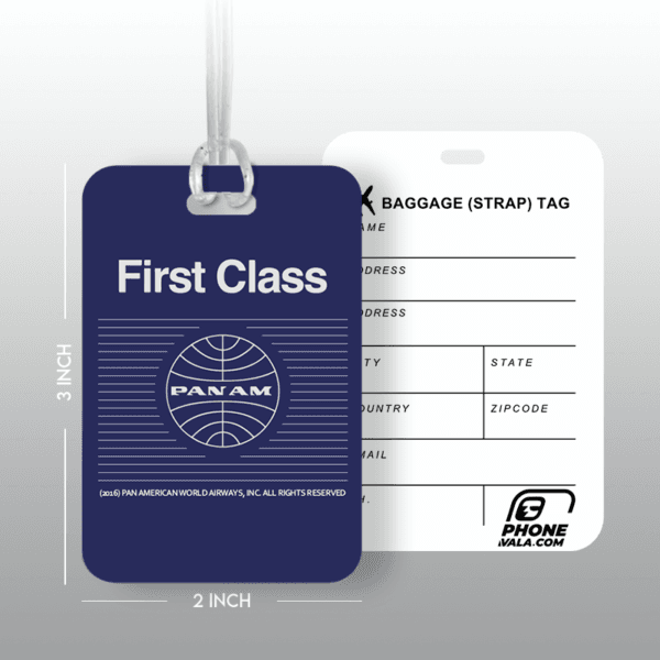 FIRST CLASS SEAT - Travel Tag