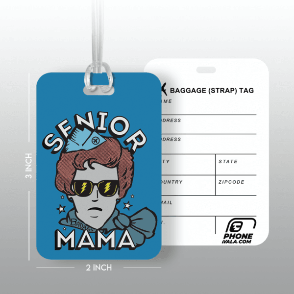 SENIOR MAMA - Travel Tag