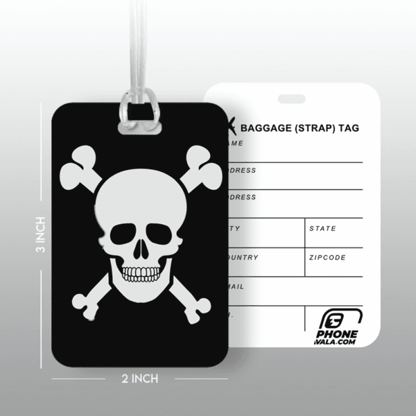 SKULL - Travel Tag