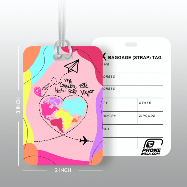 MY LIFE IS FOR TRAVELING - Travel Tag