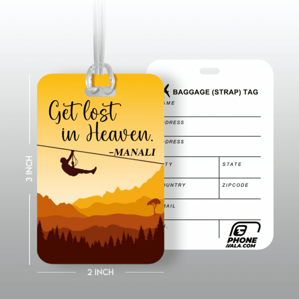 GET LOST IN HEAVEN - Travel Tag