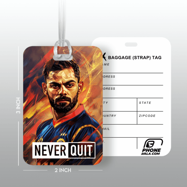 VIRAT KOHLI - Travel Tag