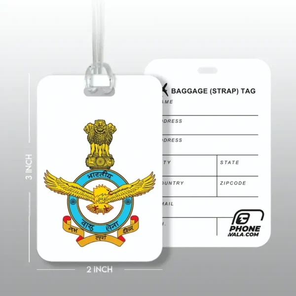 BHARTIYA VAYU SENA - Travel Tag