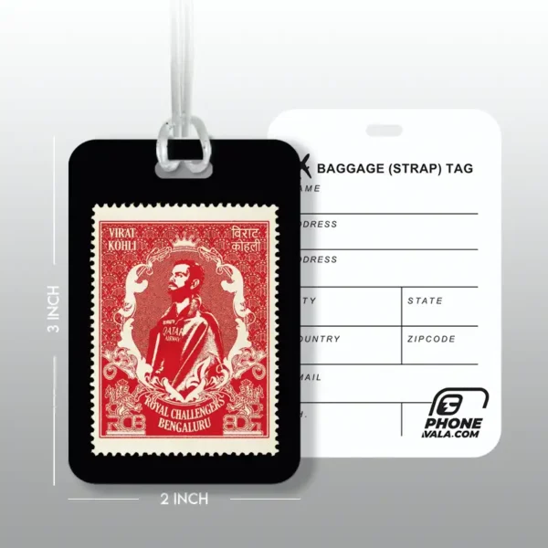 VIRAT KOHLI STAMP - Travel Tag