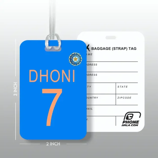 7 - DHONI JERSEY